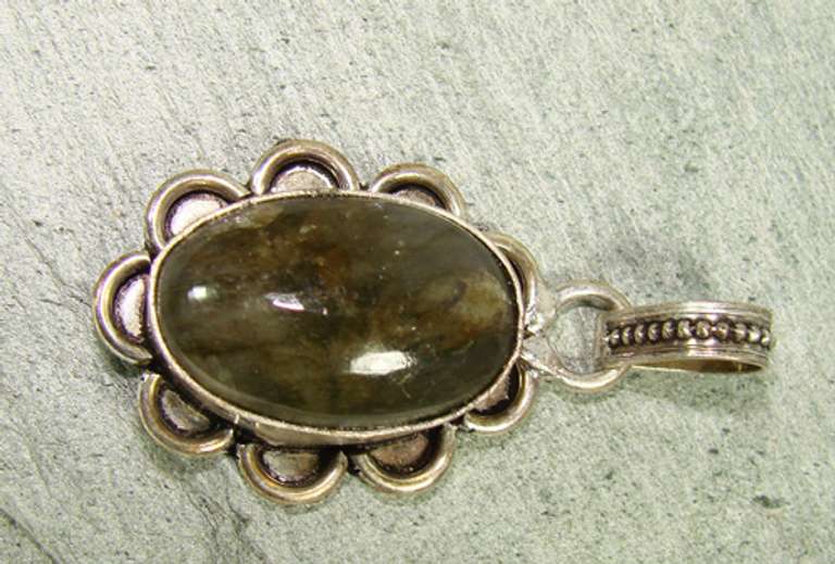 Magical Large Natural Stone Ethnic Handcrafted Pendant