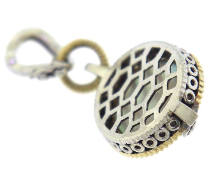 Stunning 18kt YG MOP & Smokey Quartz with Diamonds Jewerly Set