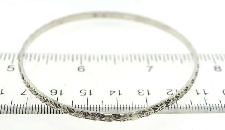 Set of 5 Sterling Silver Bangles