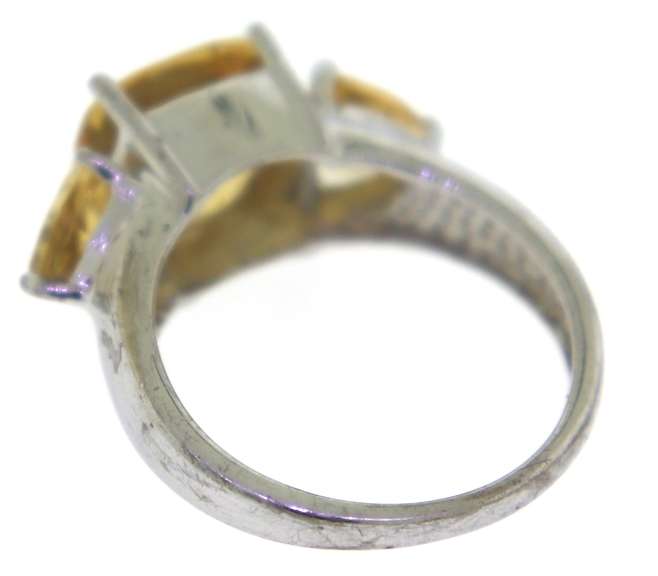 Sterling Silver Citrine Ring