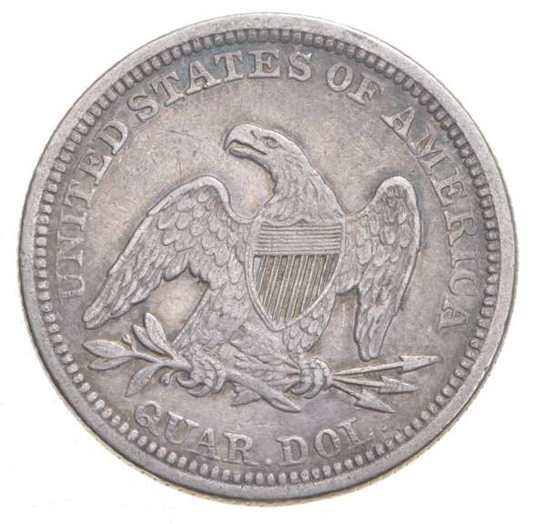 1858 Seated Liberty Quarter