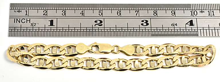 Sturdy Man's Anchor Link Bracelet