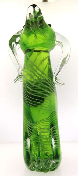 Art Glass Hand Blown Figurine Dog