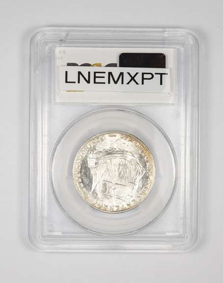 MS67 1921 Pilgrim Tercentenary Commemorative Half Dollar - Graded PCGS