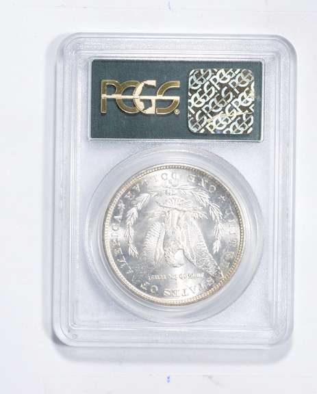 MS65 1880-S Morgan Silver Dollar - CAC - Graded PCGS