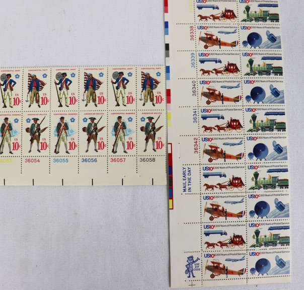 $193.30 Face Value Mint Full Gum 10 Cent US Plate Block