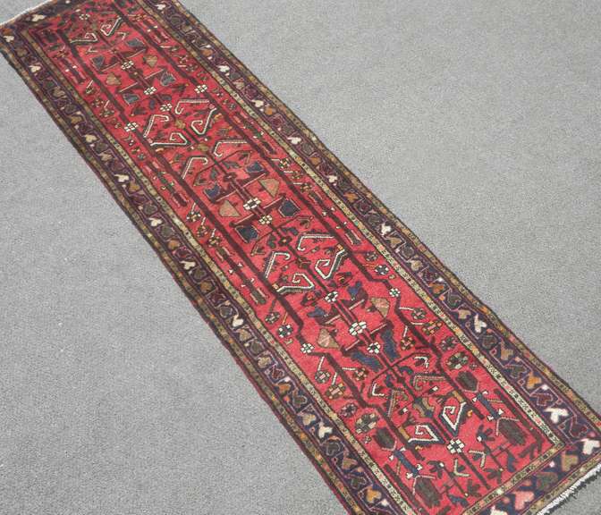 Semi Antique Persian Hamedan 2.6x9.8