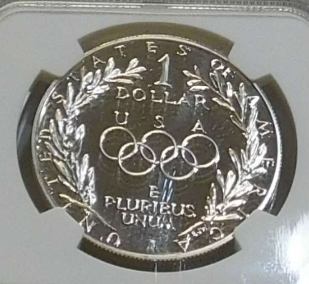 1988-S Olympics Sil PRF Dol NGC PF69UC
