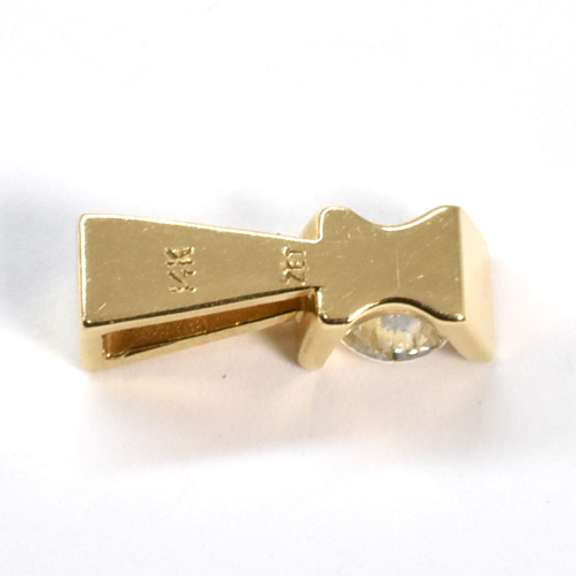 Contemporary 45 Point Diamond Pendant