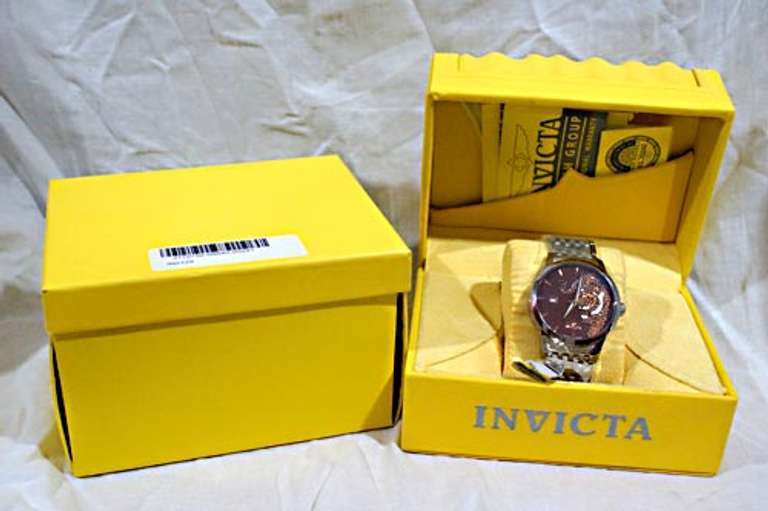 RARE INVICTA MEN'S TIGER GEMSTONE AUTOMATIC