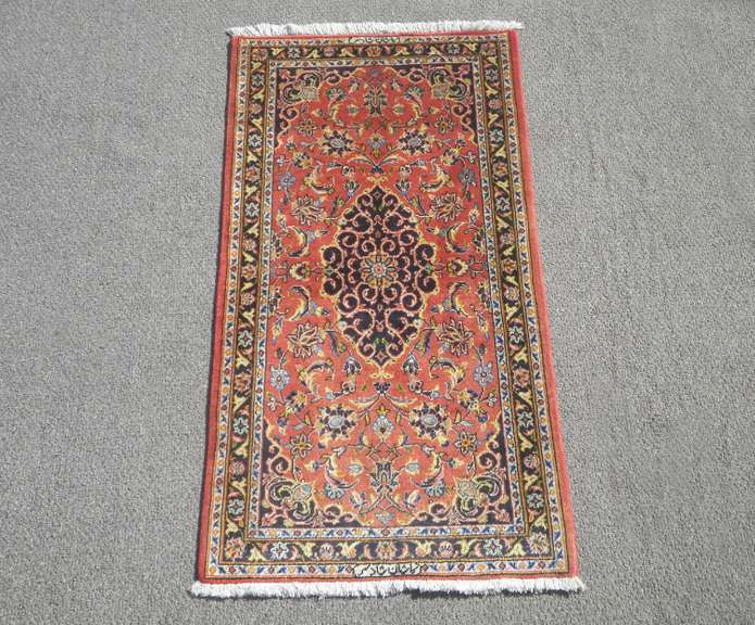 Authentic Wool/Silk Persian Kashan 2.2x4.0