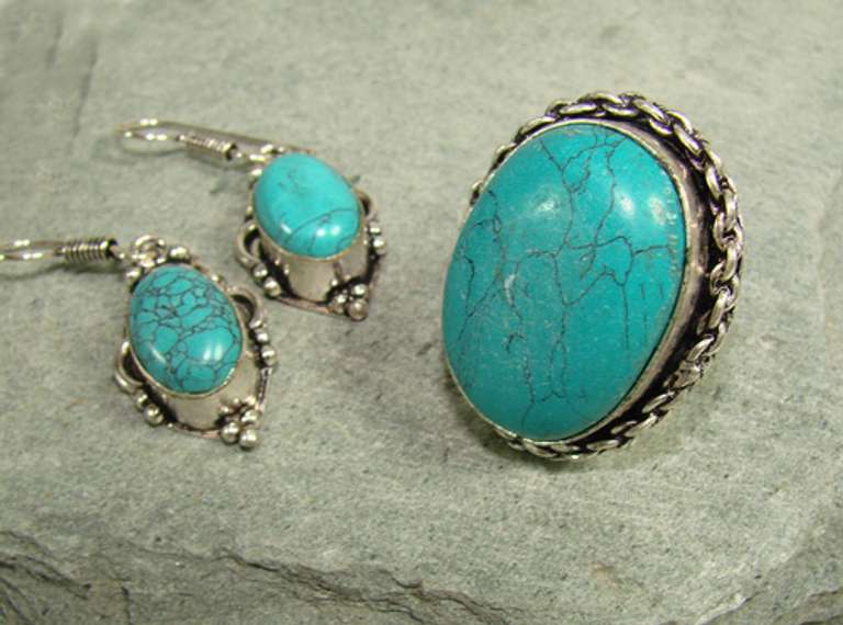 Exceptional Large Natural Stone Ethnic Handcrafted Set