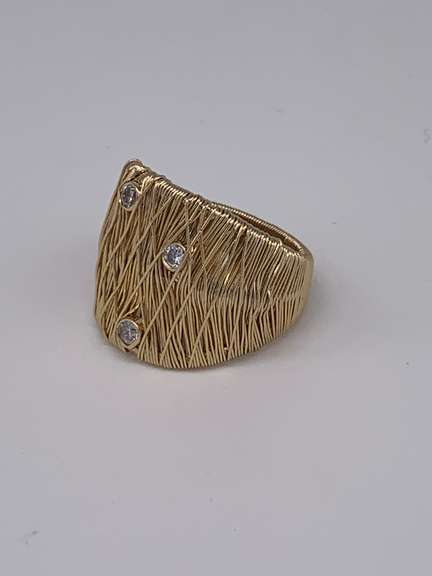 Sterling Silver & Gold Ring