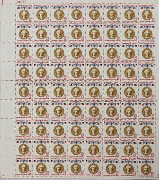 $122 Face Value Mint 4 & 8 Cent Full Gum US Sheets