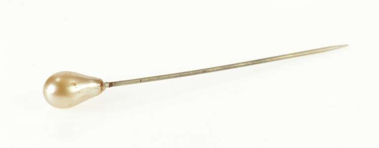 Base Metal Pearl Victorian Wedding Corsage Boutonnière Stick Pin