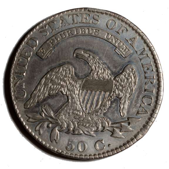 1825 Bust Half
