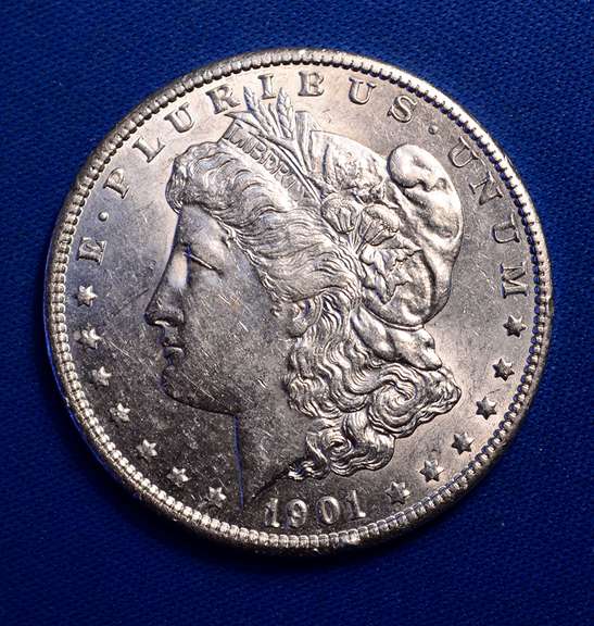 1901-O B.U. MORGAN SILVER DOLLAR