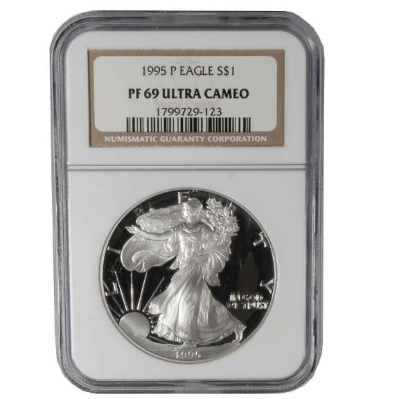 1995 Proof NGC 69 Ultra Cameo Silver Eagle
