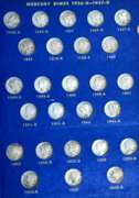 Mercury Dime set no Key dates,1916d,1921,1921d, 1942 over 1941.