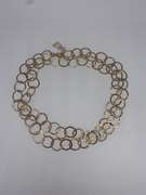 Sterling Silver & 22kt GP Necklace