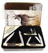 Schrade Uncle Henry 3 Pocket Knife Set, MIB