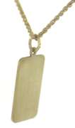 Cute Ace of Hearts Card Yellow Gold Necklace