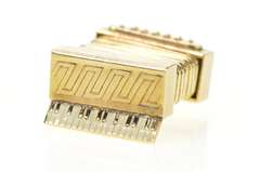 14K Yellow Gold 3D Accordion Musical Instrument Charm/Pendant