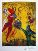 Limited Edition Marc Chagall Dance And The Circus