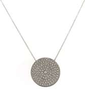 Fantastic Pave Diamond Disc Necklace