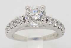 GSI Certified Diamond Engagement Ring