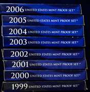 Run lot of Proof Sets 1999-2006