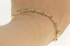 14K Yellow Gold Princess Sapphire Diamond Wedding Band Ring