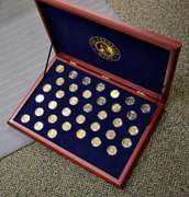 Franklin Mint Presidential Dollar Set 35 coin set