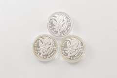 2010 Niue $1 Famous Love Stories Silver Proof 3 Coin Set Box & 2 COAs