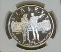 2004-P Lewis & Clark Sil PRF Dol NGC PF69UC
