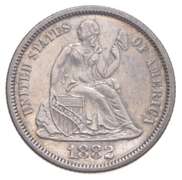 1882 Seated Liberty Dime