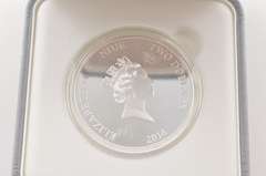 2014 Niue $2 Partially Frosted Prooflike Silver Coin - Box & COA