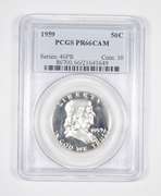 PR66 CAM 1959 Franklin Half Dollar - Graded PCGS
