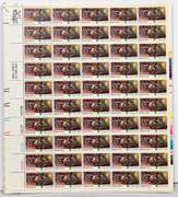 $124 Face Value In Mint 6 &10 Cent US Comm Sheets