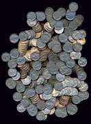 Large lot of 225 Full Date Indian Head Buffalo Nickels