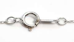 Lovely 1/15CTW Diamond Necklace in White Gold