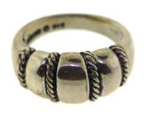Sterling Silver Signed Rabana Ring
