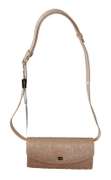 DOLCE & GABBANA  Cream Floral Lace Evening Long Clutch Borse Cotton Bag