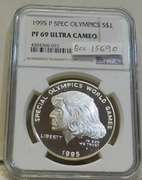 1995-P Special Olympics Sil PRF Dol NGC PF69UC