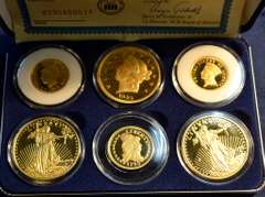 6 Coin Gold Plated Tribute Collection