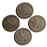 1917 D S 1921 &1929 S Walking Liberty Halves