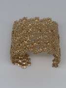 Sterling Silver & 22kt GP Bangle Bracelet