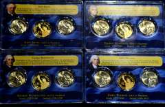 Lot of 4 2007  First Day of Issue Presidential Dollar