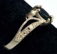 Sterling Silver Midnight Sapphire Ring