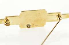 10K Yellow Gold Delta Kappa Gamma Female Educator Bar Pin/Brooch